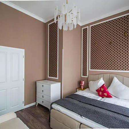3bdr Elegance Deco Downtown Flat Lejlighed Prag